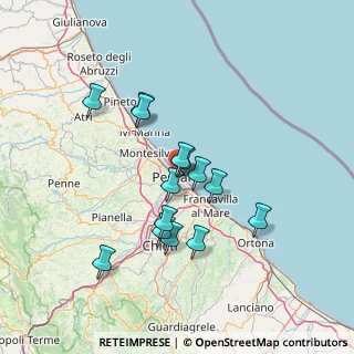 Mappa 65122 Pescara PE, Italia (12.47357)