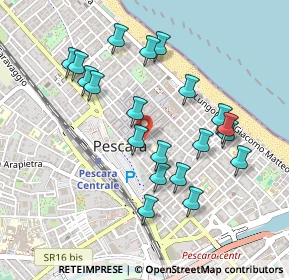 Mappa Via Milano, 65121 Pescara PE, Italia (0.4825)