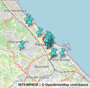 Mappa Via Milano, 65121 Pescara PE, Italia (1.02)