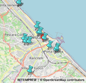 Mappa Via Larino, 65122 Pescara PE, Italia (1.82154)