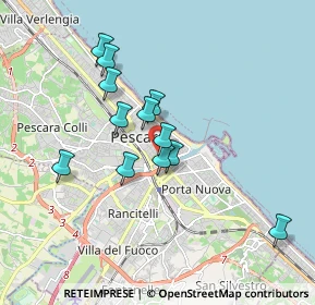 Mappa Via Ancona, 65121 Pescara PE, Italia (1.57083)