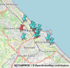 Mappa Via Larino, 65122 Pescara PE, Italia (1.06583)