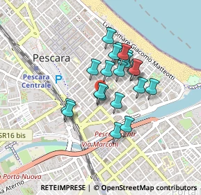 Mappa Via Larino, 65122 Pescara PE, Italia (0.3295)
