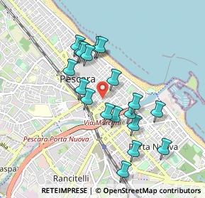 Mappa Via Larino, 65122 Pescara PE, Italia (0.86158)