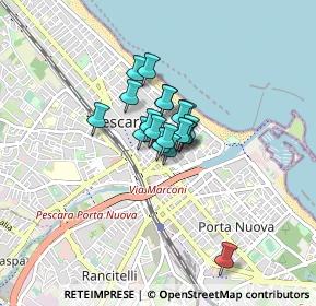 Mappa Via Sicilia, 65121 Pescara PE, Italia (0.45789)