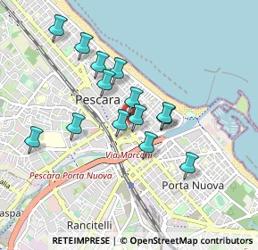 Mappa Via Ancona, 65121 Pescara PE, Italia (0.80214)