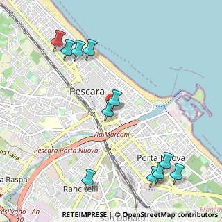 Mappa C.SO VITTORIO EMENUELE, 65121 Pescara PE, Italia (1.32091)