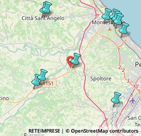 Mappa Via Magazzeno, 65010 Cappelle Sul Tavo PE, Italia (5.76364)