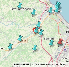 Mappa Via Magazzeno, 65010 Cappelle Sul Tavo PE, Italia (5.16563)