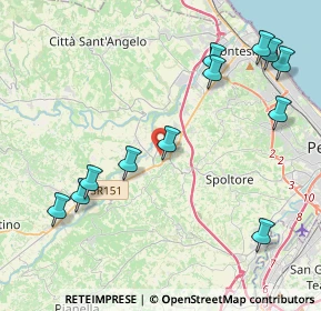 Mappa Via Magazzeno, 65010 Cappelle Sul Tavo PE, Italia (5.06667)