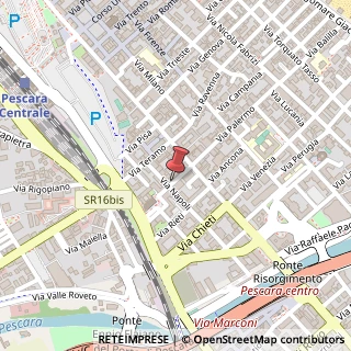 Mappa Via L'Aquila,  32, 65121 Pescara, Pescara (Abruzzo)