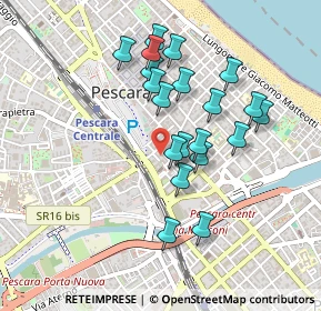 Mappa Via Teramo, 65121 Pescara PE, Italia (0.4255)