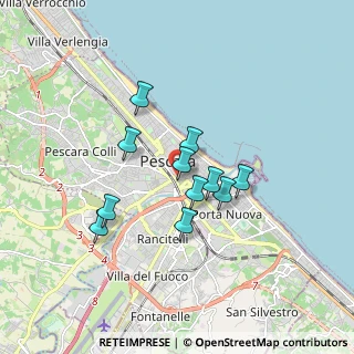 Mappa Via Teramo, 65124 Pescara PE, Italia (1.40636)