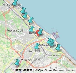 Mappa Via Teramo, 65100 Pescara PE, Italia (2.10333)