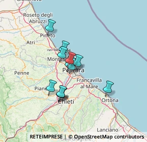 Mappa 65100 Pescara PE, Italia (10.285)