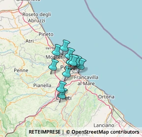 Mappa 65100 Pescara PE, Italia (6.73545)