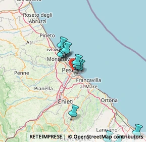Mappa 65100 Pescara PE, Italia (15.37667)