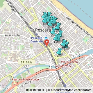 Mappa 65100 Pescara PE, Italia (0.4345)