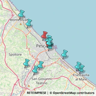 Mappa Via Bologna, 65100 Pescara PE, Italia (3.88462)