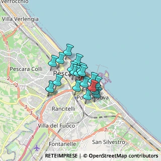Mappa Via Bologna, 65100 Pescara PE, Italia (1.035)