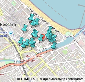 Mappa Piazza Sant'Andrea, 65121 Pescara PE, Italia (0.327)