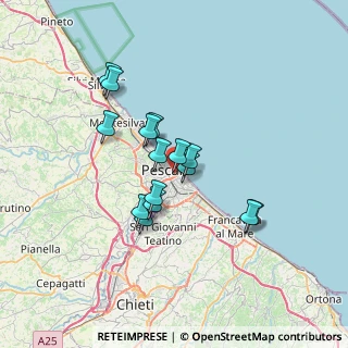 Mappa Via Bologna, 65100 Pescara PE, Italia (5.73333)