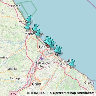 Mappa Via Bologna, 65100 Pescara PE, Italia (5.53583)