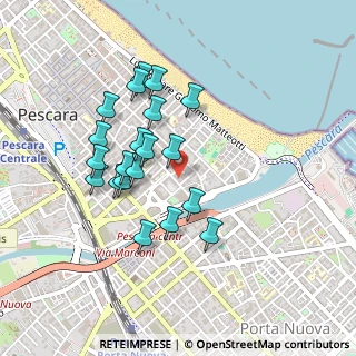 Mappa Via Bologna, 65100 Pescara PE, Italia (0.425)