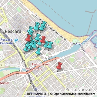 Mappa Via Bologna, 65100 Pescara PE, Italia (0.401)
