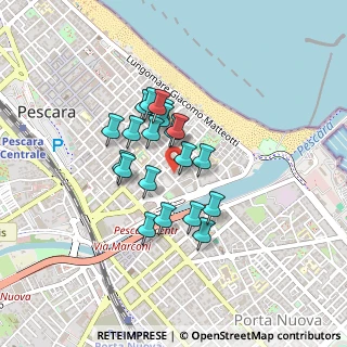 Mappa Via Bologna, 65100 Pescara PE, Italia (0.327)