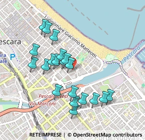 Mappa Via Lazio, 65100 Pescara PE, Italia (0.46)