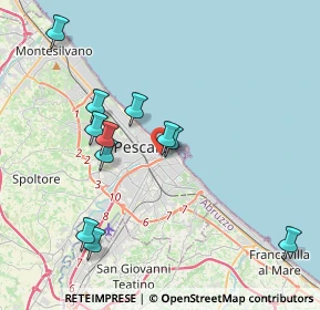 Mappa Via Lazio, 65100 Pescara PE, Italia (4.09)