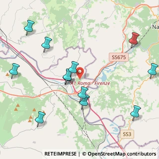 Mappa SP59, 01028 Orte VT, Italia (5.06833)