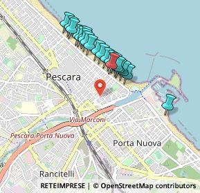 Mappa Via Ostuni, 65121 Pescara PE, Italia (0.8565)