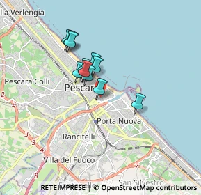 Mappa Via Ostuni, 65121 Pescara PE, Italia (1.27833)