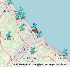 Mappa Via Ostuni, 65121 Pescara PE, Italia (4.96917)