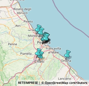 Mappa 65121 Pescara PE, Italia (5.63167)