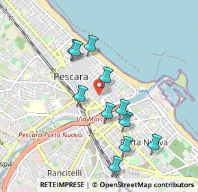 Mappa 65121 Pescara PE, Italia (0.92091)