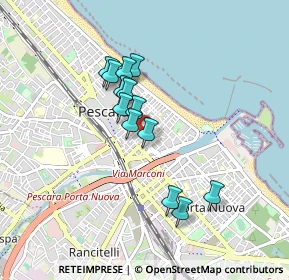 Mappa 65121 Pescara PE, Italia (0.72769)