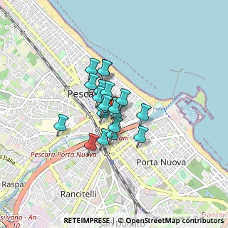 Mappa 65121 Pescara PE, Italia (0.5355)