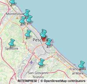 Mappa 65121 Pescara PE, Italia (4.54)