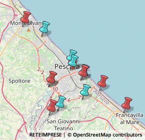 Mappa 65121 Pescara PE, Italia (3.75077)