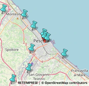 Mappa 65121 Pescara PE, Italia (4.02727)