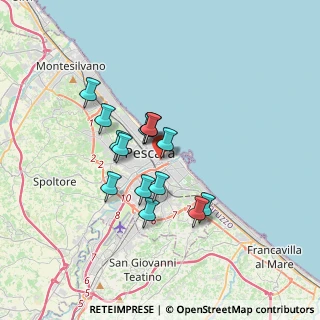Mappa 65121 Pescara PE, Italia (2.81429)