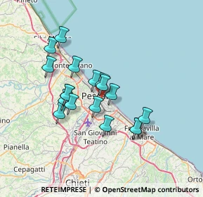 Mappa 65121 Pescara PE, Italia (6.08667)