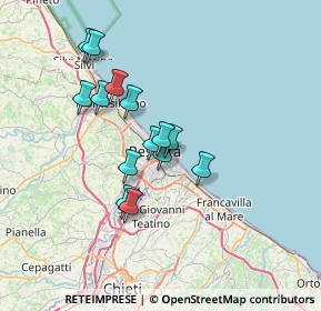 Mappa 65121 Pescara PE, Italia (5.875)