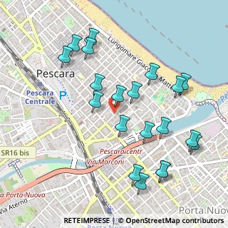 Mappa 65121 Pescara PE, Italia (0.562)