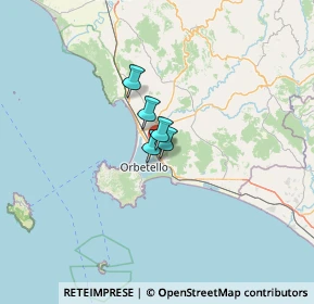 Mappa Strada statale 1 via aurelia Km. 145 N, 58015 Orbetello GR, Italia (48.26786)