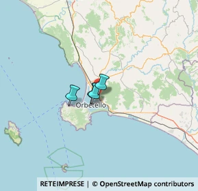 Mappa Strada statale 1 via aurelia Km. 145 N, 58015 Orbetello GR, Italia (52.77083)