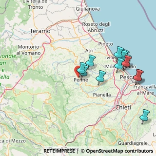 Mappa Contrada Arci, 65017 Penne PE, Italia (17.72462)